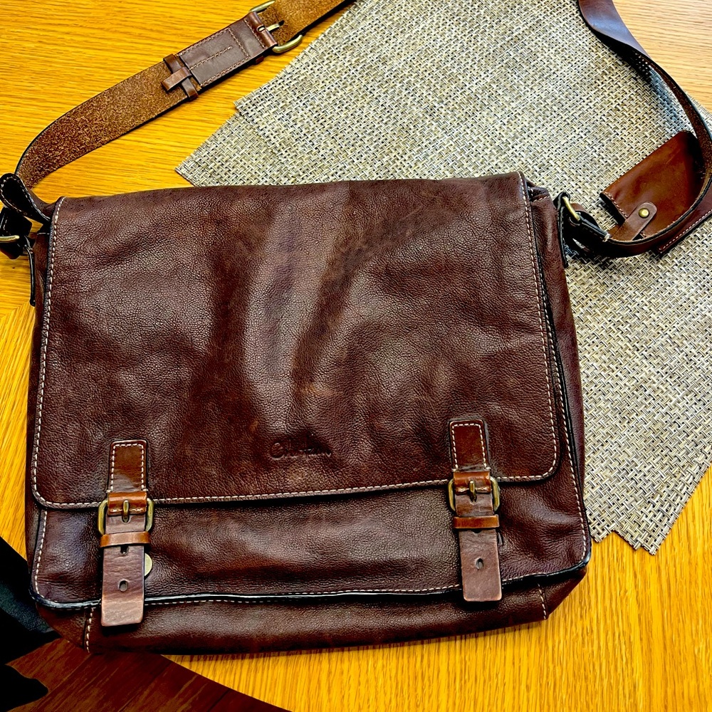 Leather Messenger Bag by Cole Haan